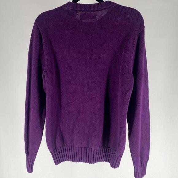 Chaps Purple Crewneck Sweater - Picture 2 of 4